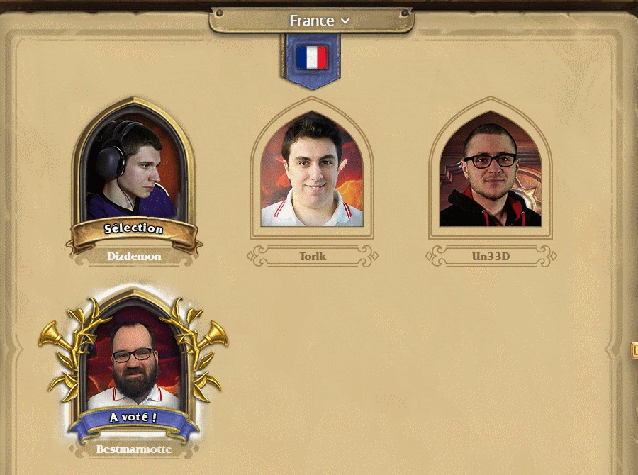 Hearthstone Global Games : les votes