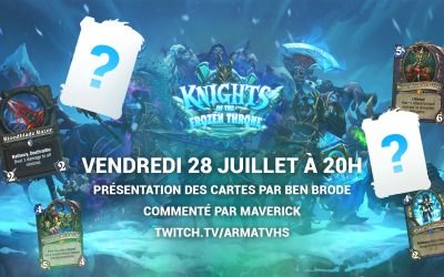 De nouvelles cartes en direct demain dès 20h !