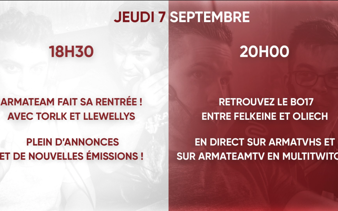 ArmaTeam fait sa rentrée !