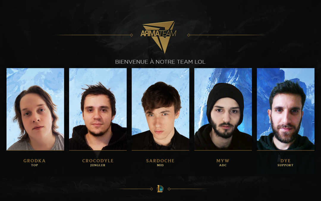 Apprenez en un peu plus sur notre roster League of Legends!