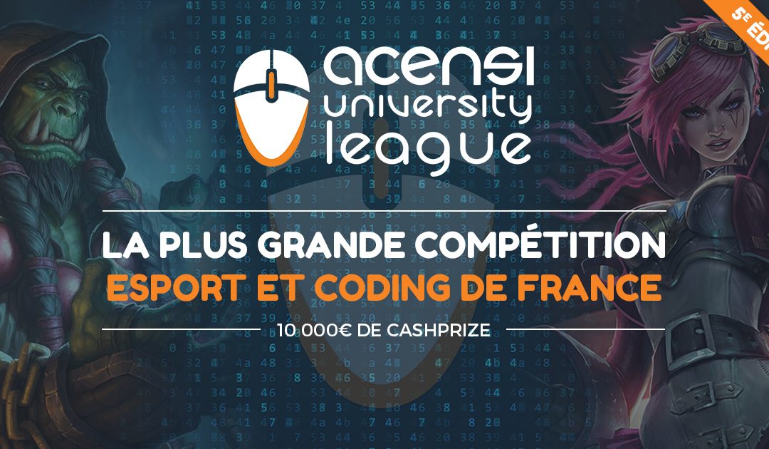 Suivez l’Acensi University League sur l’ArmaTV !