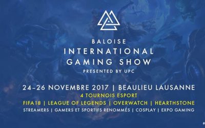 Qualifiez-vous pour le Bâloise International Gaming Show !