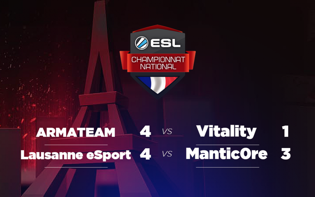 ArmaTeam qualifié, Lausanne eSports toujours dans la course de l’ECN !