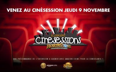 La reprise des CinéSessions, c’est jeudi !