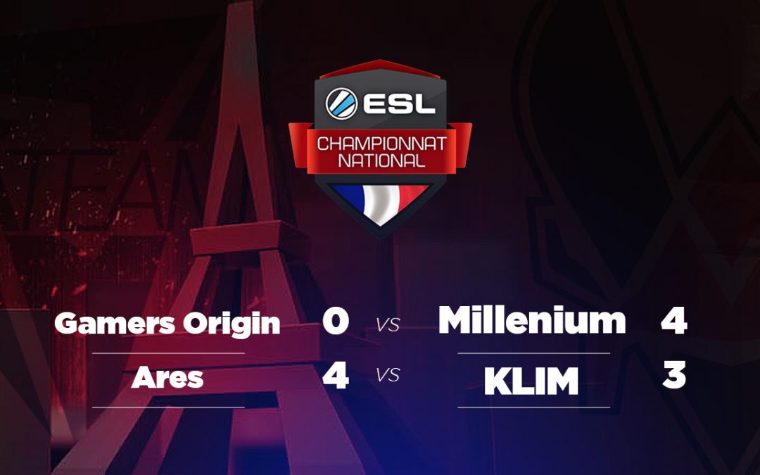 ECN : Millenium en demi-finale, Ares eSports arrache la victoire !