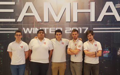 L’équipe Hearthstone à la DreamHack Winter