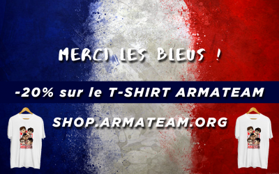 Profitez de -20 % sur le T-shirt ArmaTeam !