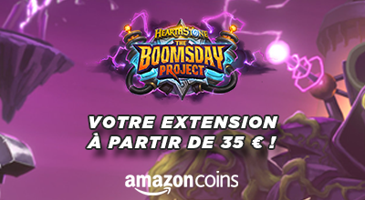 En ce moment, achetez vos boosters Hearthstone moins cher avec Amazon Coins !