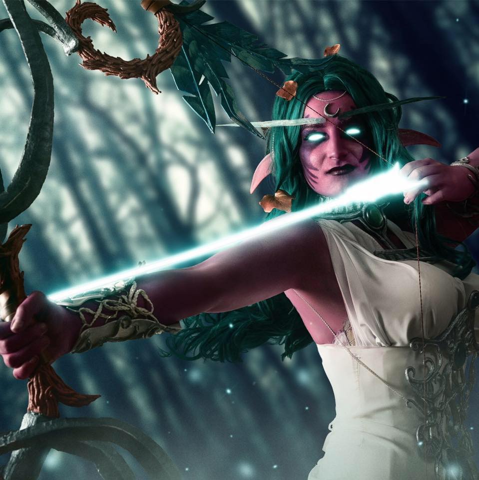 Cosplay de Vilina en Tyrande 