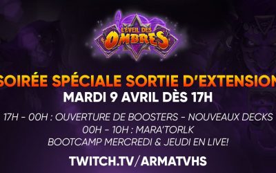 Planning spécial pour la sortie de l’Éveil des Ombres !