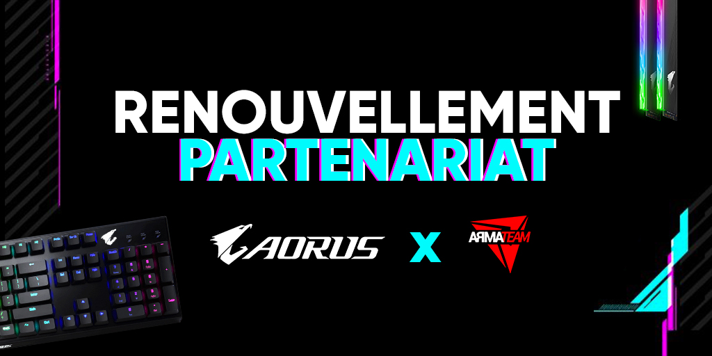 AORUS et ArmaTeam renforcent leur partenariat jusqu’en 2021