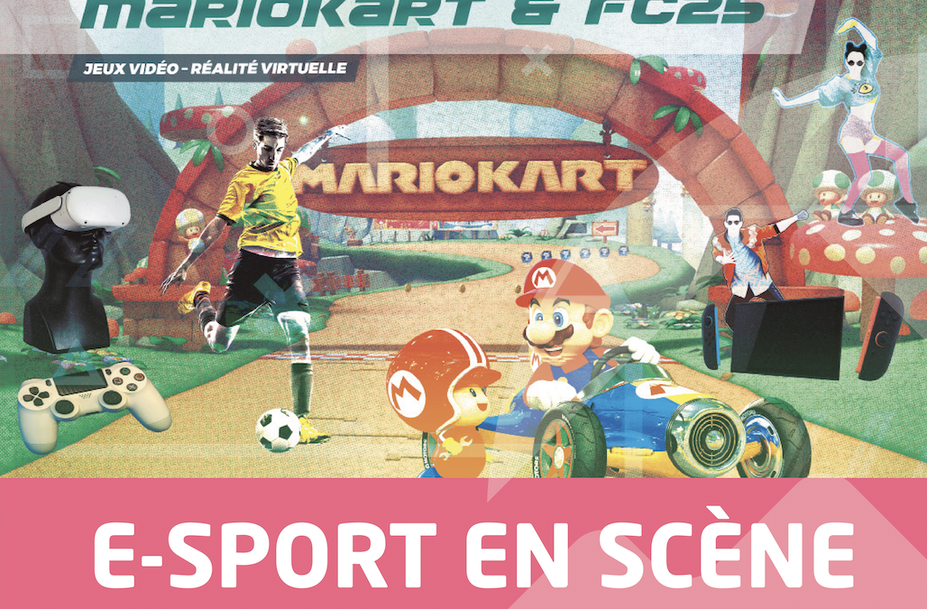 Rendez-vous le 6 septembre 2025 pour esport en scène à Valserhône !