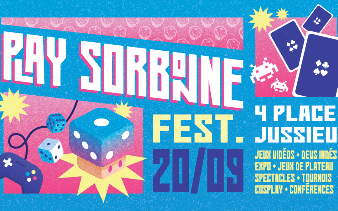 Rendez-vous le 20 Septembre pour le Play Sorbonne Festival !
